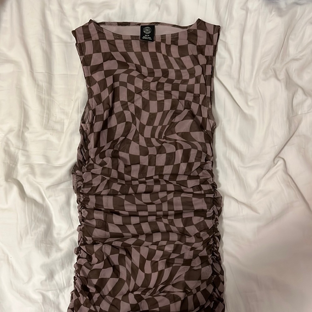 Urban mesh dress, not see through